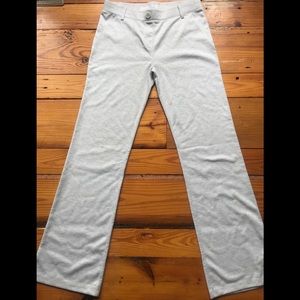 Betabrand pull on straight leg shimmer pants